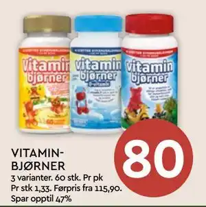 Coop Mega VITAMINBJØRNER tilbud