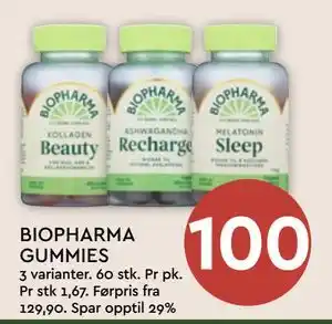 Coop Mega BIOPHARMA GUMMIES tilbud