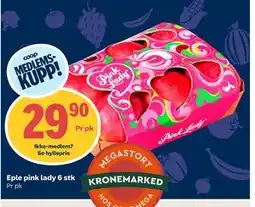 Coop Mega Eple pink lady 6 stk tilbud