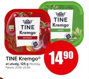 Spar TINE Kremgo tilbud