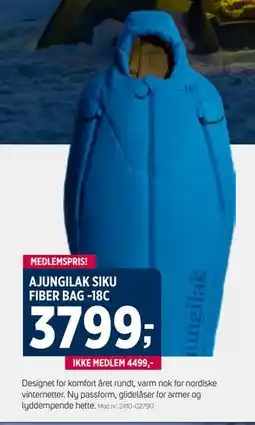 Sport 1 AJUNGILAK SIKU FIBER BAG -18C tilbud