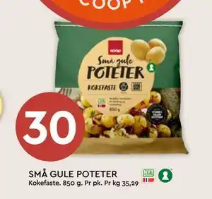 Coop Mega SMÅ GULE POTETER tilbud