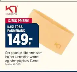 Sport 1 KARI TRAA PANNEBÅND tilbud