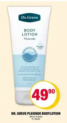 Coop Extra DR. GREVE PLEIENDE BODYLOTION tilbud