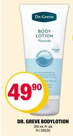 Coop Extra DR. GREVE BODYLOTION tilbud