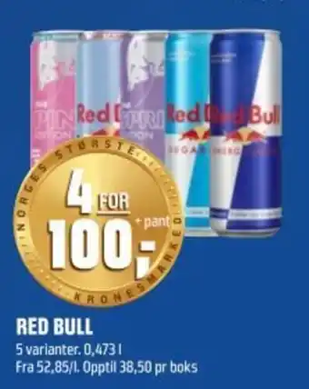 Coop Obs Red bull tilbud