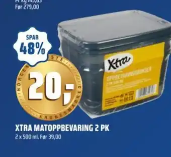 Coop Obs Xtra matoppbevaring 2 pk tilbud