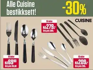 Europris Alle Cuisine bestikksett! tilbud