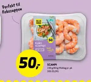 Bunnpris SCAMPI tilbud