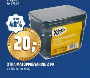 Coop Obs XTRA MATOPPBEVARING 2 PK tilbud