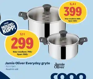 Coop Obs Jamie Oliver Everyday gryte tilbud