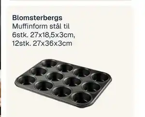 Jernia Muffinform stål til tilbud