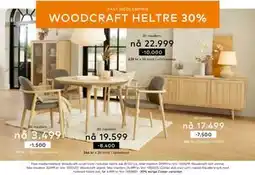 Skeidar Woodcraft rundt bord tilbud