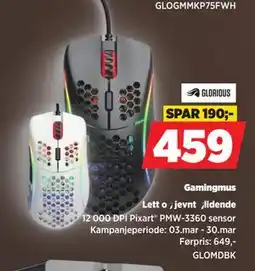 POWER Gamingmus tilbud