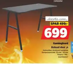 POWER Gamingbord tilbud