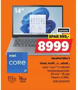 POWER Intel Core i7-13620H tilbud