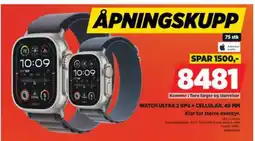 POWER WATCH ULTRA 2 GPS + CELLULAR, 49 MM tilbud