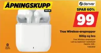 POWER True Wireless-prepropper tilbud