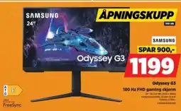 POWER Odyssey G3 180 Hz FHD gaming skjerm tilbud