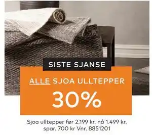 Skeidar Sjoa ulltepper tilbud