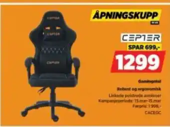 POWER Gamingstol tilbud