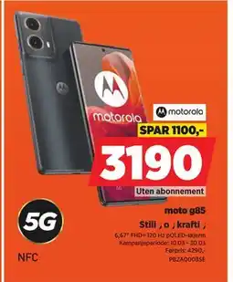 POWER moto g85 tilbud