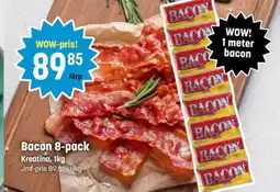 Eurocash Bacon 8-pack tilbud