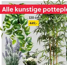 Rusta Kunstige potteplanter tilbud