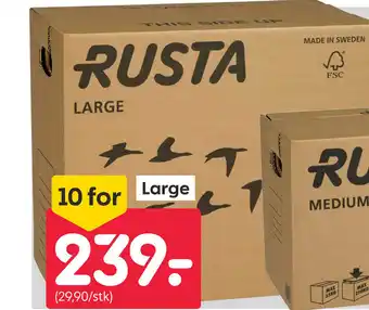 Rusta Flytteesker  large tilbud