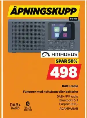 POWER DAB+ radio tilbud