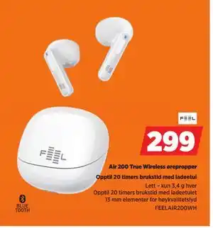 POWER Air 200 True Wireless ørepropper tilbud