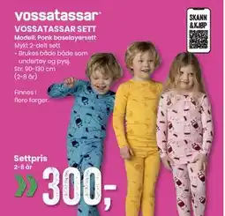 Sport Outlet VOSSATASSAR SETT tilbud