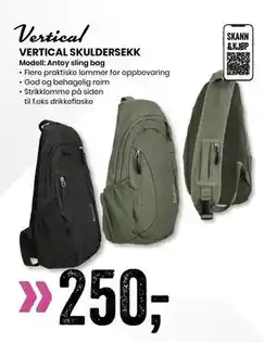 Sport Outlet VERTICAL SKULDERSEKK tilbud