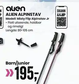 Sport Outlet ALIEN ALPINSTAV tilbud