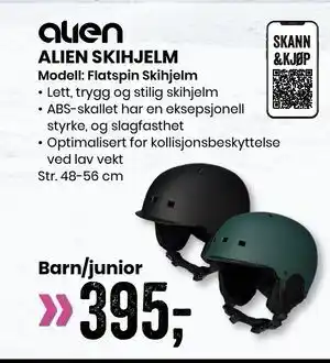 Sport Outlet ALIEN SKIHJELM tilbud