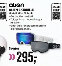 Sport Outlet ALIEN SKIBRILLE tilbud