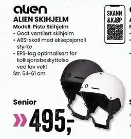 Sport Outlet ALIEN SKIHJELM tilbud