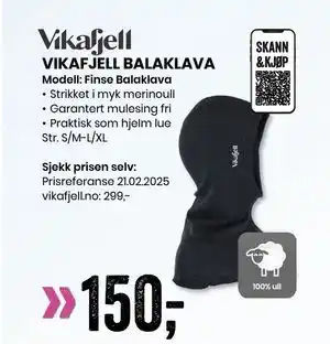 Sport Outlet VIKAFJELL BALAKLAVA tilbud