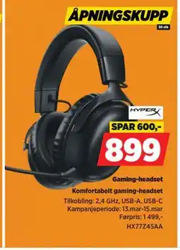 POWER Gaming-headset tilbud