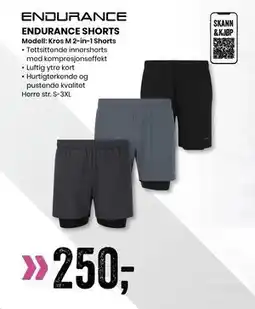 Sport Outlet ENDURANCE SHORTS tilbud