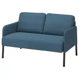 IKEA Glostad 2-seters sofa, Knisa mellomblå tilbud