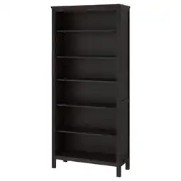 IKEA Hemnes Bokhylle, brunsvart, 90x197 cm tilbud