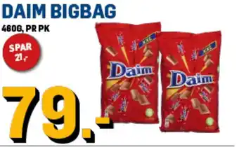 Price Lagerbutikk Daim bigbag tilbud