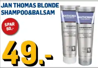 Price Lagerbutikk JAN THOMAS BLONDE SHAMPOO&BALSAM tilbud