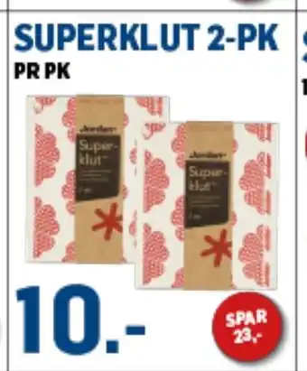 Price Lagerbutikk SUPERKLUT 2-PK tilbud