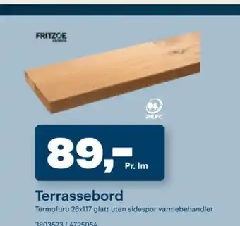 Maxbo Terrassebord tilbud