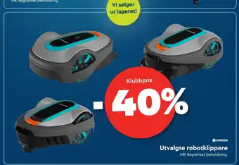 Maxbo Utvalgte robotklippere tilbud