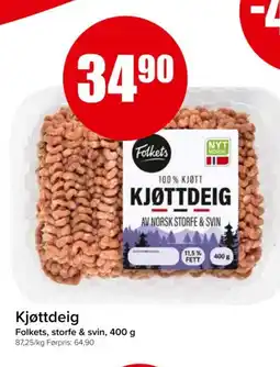 Spar Folkets Kjøttdeig tilbud