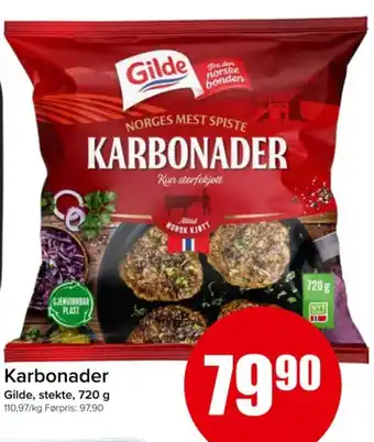 Spar GILDE Karbonader tilbud