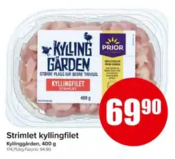 Spar Strimlet kyllingfilet tilbud